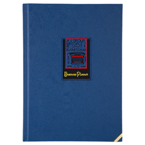 Business planner blue front
