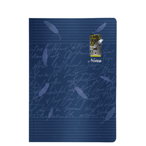 Layflat notebook_Blue_Front