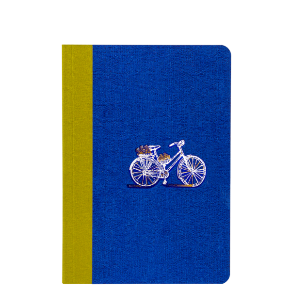 corduroy notebook_Blue front