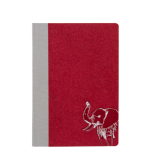 corduroy notebook_Red front